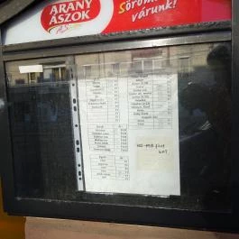 Tesó Korcsmája Budapest - Étlap/itallap