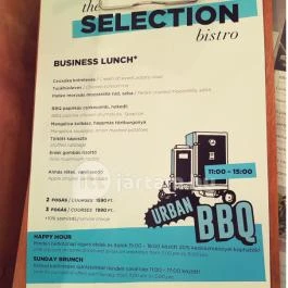 The Selection, Budapest - Étlap/itallap