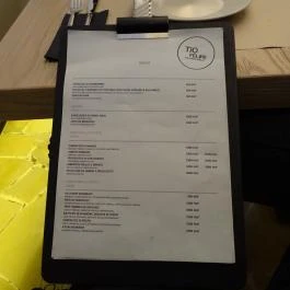 TioFelipe Étterem, Budapest - Étlap/itallap