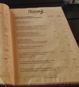 Tiszatáj Vendéglő 