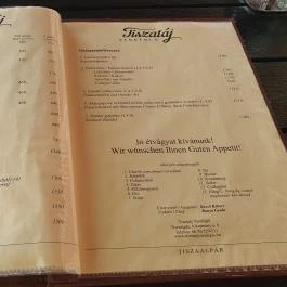 Tiszatáj Vendéglő Tiszaalpár - Egyéb