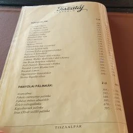 Tiszatáj Vendéglő Tiszaalpár - Egyéb