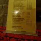 Tokaji Borozó Budapest - Étlap/itallap