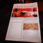 Tokaji Kávépörkölő Manufaktúra Tokaj - Étlap/itallap