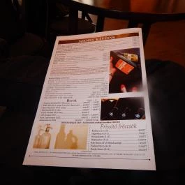 Tokaji Kávépörkölő Manufaktúra Tokaj - Étlap/itallap