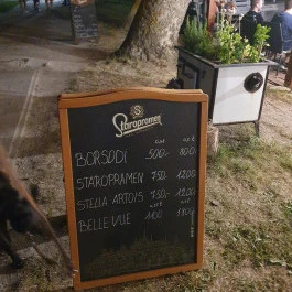 Torino Büfé, Balatonfenyves - Étlap/itallap