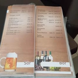 Toscana Café - Velence Korzó Velence - Étlap/itallap