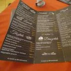 Toscana Étterem - Lurdy Ház Budapest - Étlap/itallap