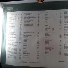 Tóth Kocsma, Budapest - Étlap/itallap