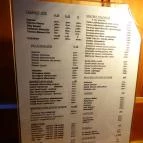 Tóth Kocsma Budapest - Étlap/itallap