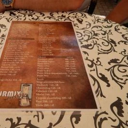 Turmix bár, Debrecen - Étlap/itallap