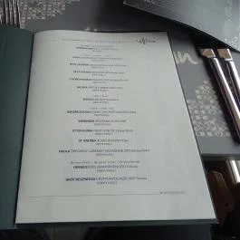 Up & Down, Budapest - Étlap/itallap