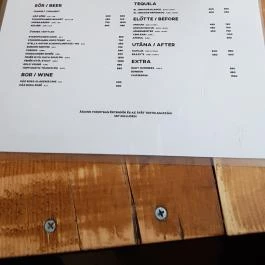 Úri Cipő - Kaptafa Budapest - Étlap/itallap