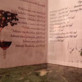 Üstökös Pálinkázó, Debrecen - Étlap/itallap