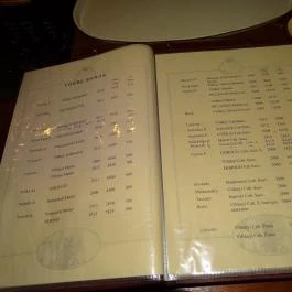 Váci Curia Borház & Borgyűjteménytár Vác - Étlap/itallap