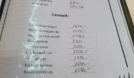 Vadász Vendéglő Jánossomorja Jánossomorja - Étlap/itallap