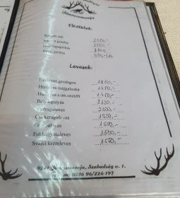 Vadász Vendéglő Jánossomorja