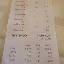 Vadgesztenye Étterem, Bordány - Egyéb