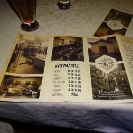 Vagon Étterem Budapest - Étlap/itallap