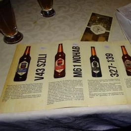 Vagon Étterem Budapest - Étlap/itallap