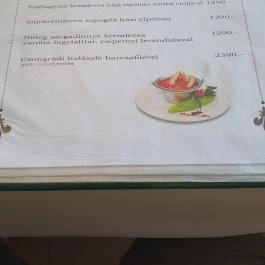 Vándor Tanya Csárda Csongrád - Étlap/itallap