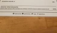 Vas Manci Budapest - Étlap/itallap