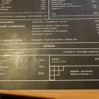 Vas Manci Budapest - Étlap/itallap