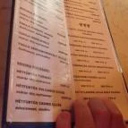 Vaskó Borpince Tokaj - Étlap/itallap