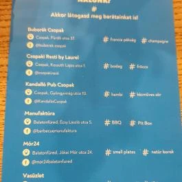 Vasüzlet Balatonfüred - Egyéb