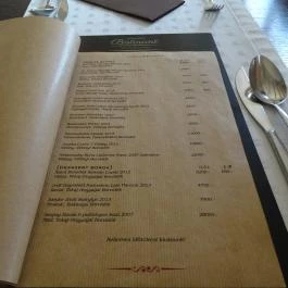 Végállomás Bistro & Wine, Miskolc - Étlap/itallap