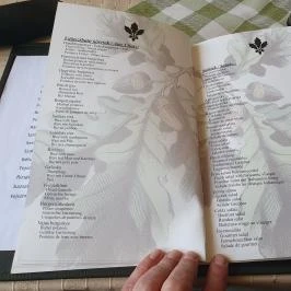 Vendéglő a Három Tölgyfához, Tatabánya - Étlap/itallap