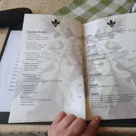 Vendéglő a Három Tölgyfához, Tatabánya - Étlap/itallap