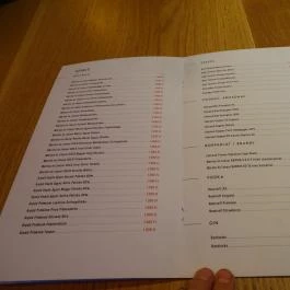 Veritas Winebar Budapest - Étlap/itallap