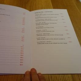 Veritas Winebar Budapest - Étlap/itallap