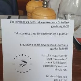 Veszely Csárda Békéscsaba - Egyéb