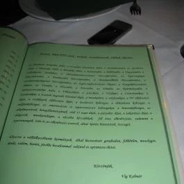 Víg Kalmár Étterem, Budapest - Étlap/itallap