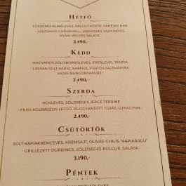 Vincent Étterem, Kecskemét - Egyéb