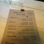 VinoPiano - Tűzoltó utca Budapest - Étlap/itallap