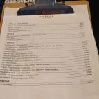 Vokál Rock Bistro Budapest - Étlap/itallap