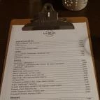 Vokál Rock Bistro Budapest - Étlap/itallap