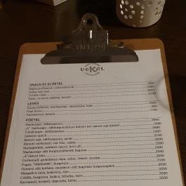 Vokál Rock Bistro, Budapest - Étlap/itallap