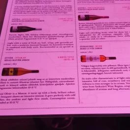 Wattson Bar, Budapest - Étlap/itallap