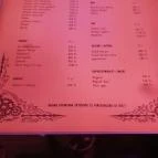 Wattson Bar Budapest - Étlap/itallap