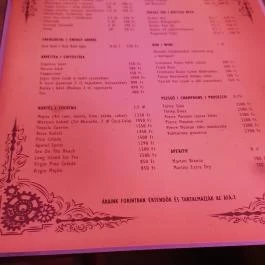 Wattson Bar, Budapest - Étlap/itallap