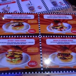 WOW American Retro Diner Budapest - Étlap/itallap