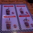 WOW American Retro Diner Budapest - Étlap/itallap