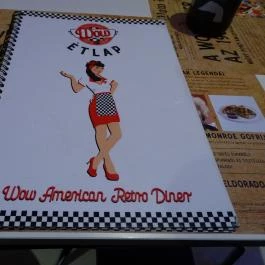 WOW American Retro Diner Budapest - Étlap/itallap