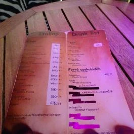 Zanzibár Koktélbár (WestEnd City Center), Budapest - Étlap/itallap