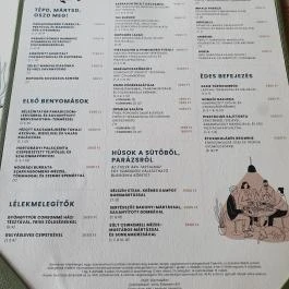 ZAZIE Bistro & Bar, Budapest - Étlap/itallap