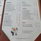 ZAZIE Bistro & Bar Budapest - Étlap/itallap